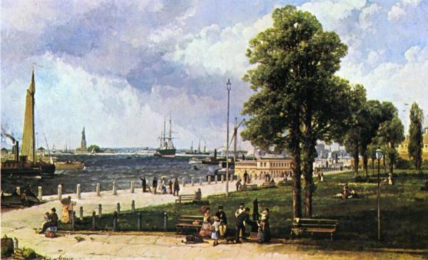 Andrew W. Melrose New York Harbor And Battery