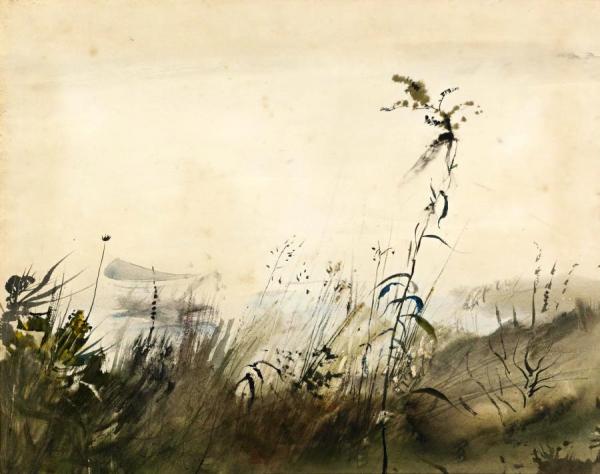 A River Fog by Andrew Wyeth Oil Painting Reproductions