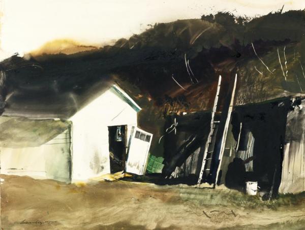 Barn Lamp by Andrew Wyeth