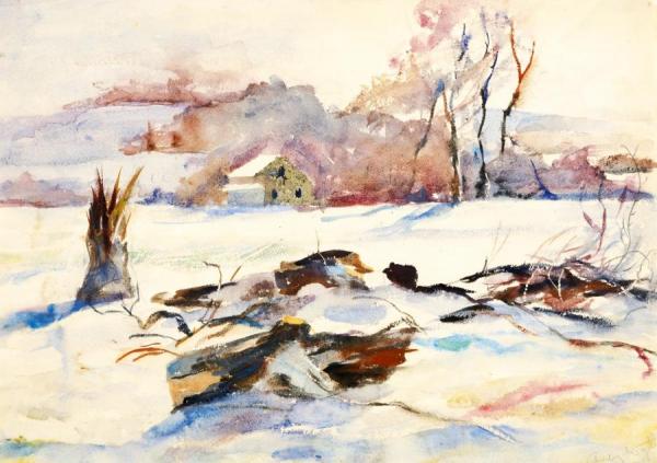 Chadd's Ford Landscape by Andrew Wyeth