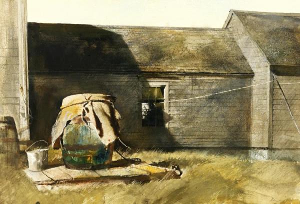 Dry Well (rain Barrel) by Andrew Wyeth