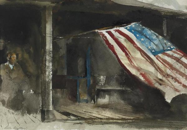 Independence Day by Andrew Wyeth Oil Painting Reproductions