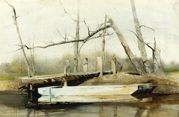 Riverboat by Andrew Wyeth