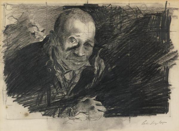 Study For 'a Crow Flew By by Andrew Wyeth