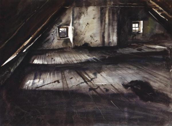 The Attic by Andrew Wyeth