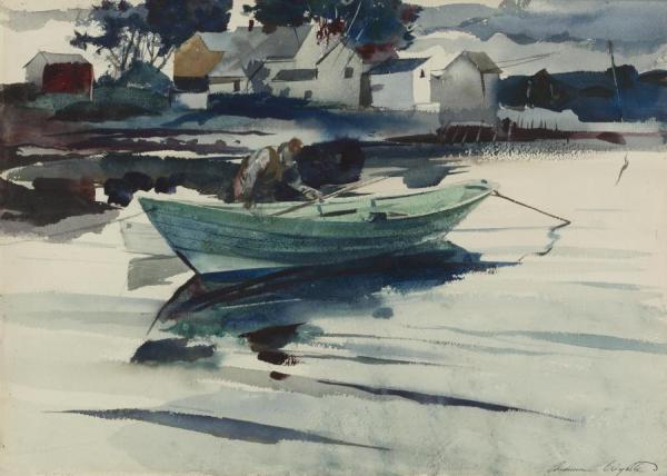 The Green Dory by Andrew Wyeth