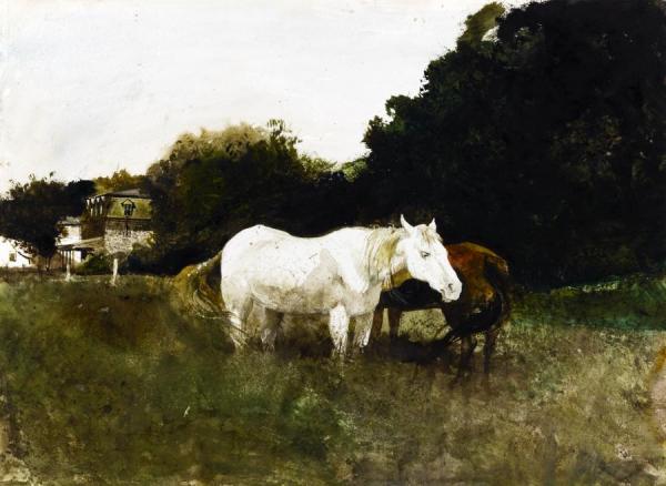 Horse Flies by Andrew Wyeth