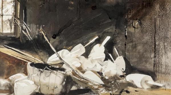 Pot Buoys, 1954 by Andrew Wyeth