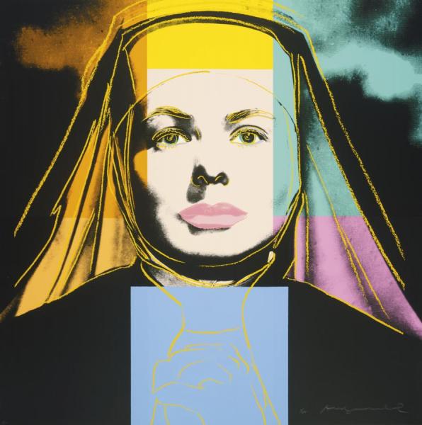 Ingrid Berman - The Nun by Andy Warhol Oil Painting Reproductions