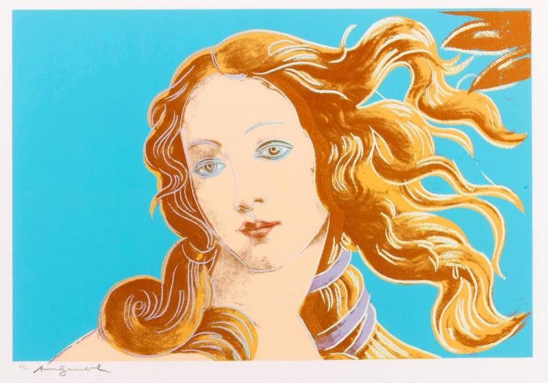 Details Of Renaissance Paintings Sandro Botticelli, Birth Of Venus, 1482 (f. & S. Ii. 319) by Andy Warhol
