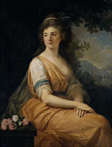 Anna Von Escher Van Muralt by Angelica Kauffman