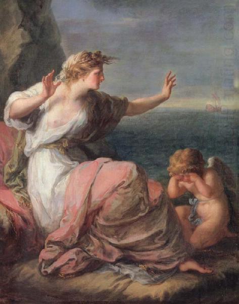 Ariadne Left On The Island Of Naxos by Angelica Kauffman Oil Painting Reproductions