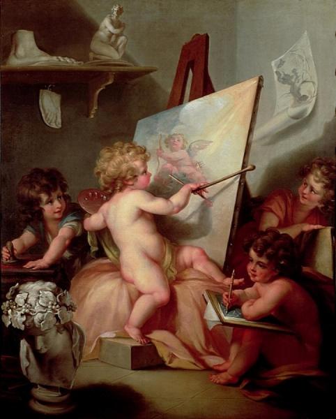 Angelica Kauffman Cherubs: Painting