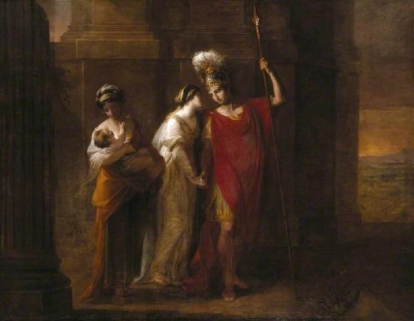 Farewell Of Hector And Andromache by Angelica Kauffman