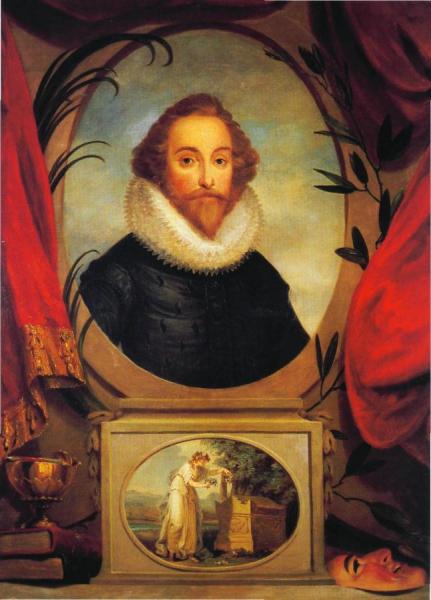 Imaginary Portrait Of Shakespeare by Angelica Kauffman