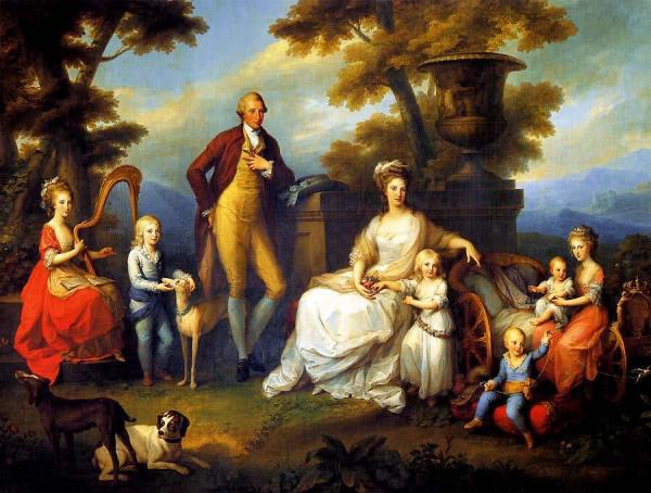 La Famiglia Di Ferdinando by Angelica Kauffman
