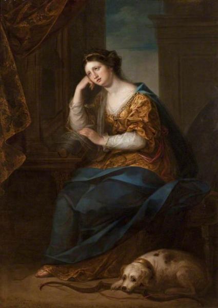 Angelica Kauffman Penelope At Her Loom