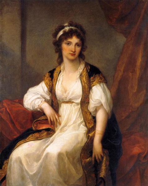 Portrait Of A Young Woman by Angelica Kauffman