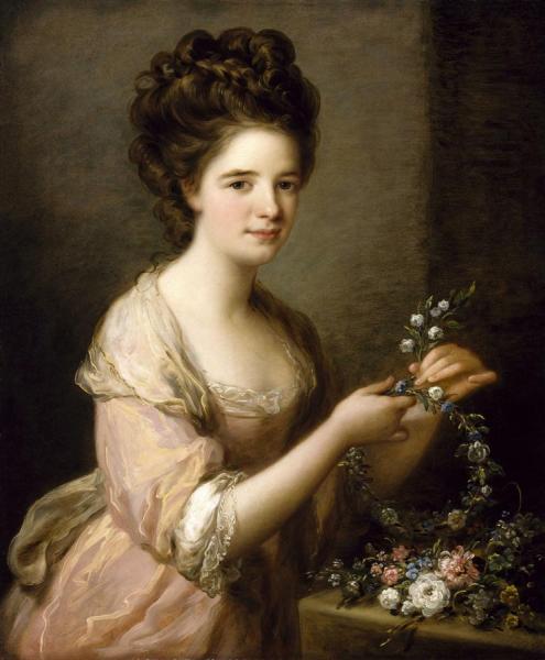 Portrait Of Eleanor,countess Of Lauderdale by Angelica Kauffman