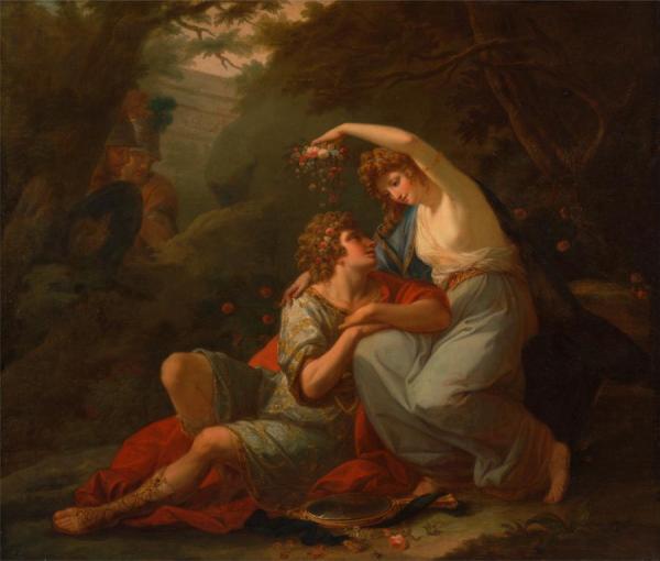 Rinaldo And Armida by Angelica Kauffman