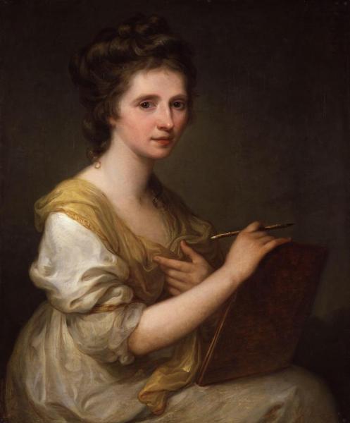 Self Portrait by Angelica Kauffman Oil Painting Reproductions