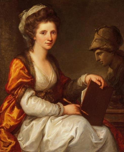 Self-portrait As Minerva by Angelica Kauffman