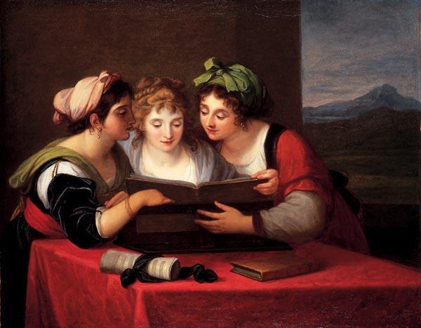 Three Singers by Angelica Kauffman