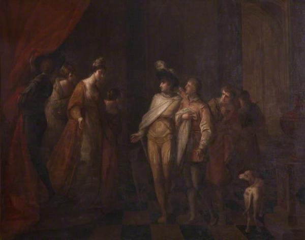 Ulysses Discovering Achilles by Angelica Kauffman