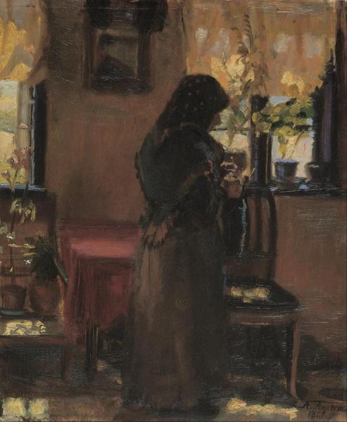 An Old Woman In Her Room by Anna Ancher