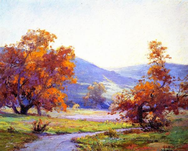Fall, Orange County Park by Anna Hills Oil Painting Reproductions