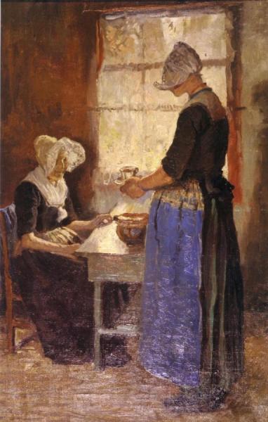 A Cup Of Tea In Holland by Anna Mary Richards Brewster