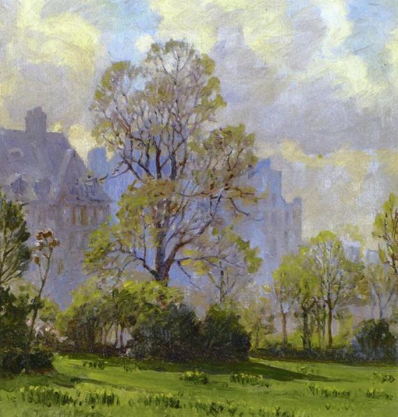 Queen Anne's Gate - St. James' Park by Anna Mary Richards Brewster