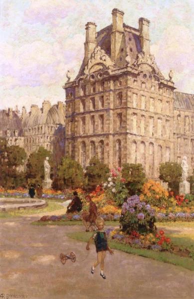 The Tuileries, Paris by Anna Mary Richards Brewster Oil Painting Reproductions