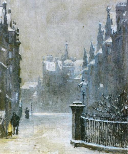 The Window From My Studio (cheyne Gardens, London0 by Anna Mary Richards Brewster