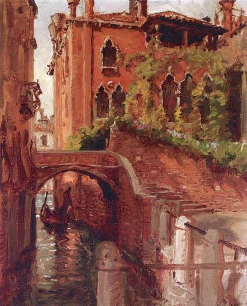 Venice, Italy by Anna Mary Richards Brewster Oil Painting Reproductions