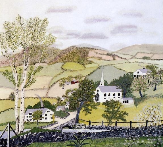 A May Morning by Anna Mary Robertson Moses