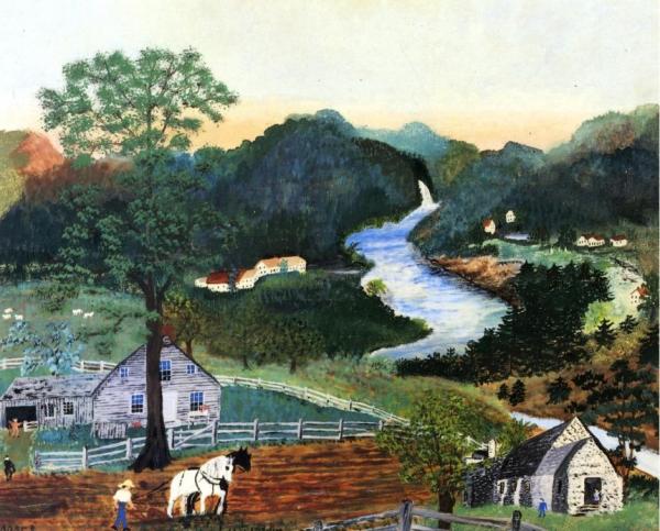 Away Back by Anna Mary Robertson Moses