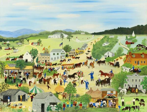 Country Fair by Anna Mary Robertson Moses