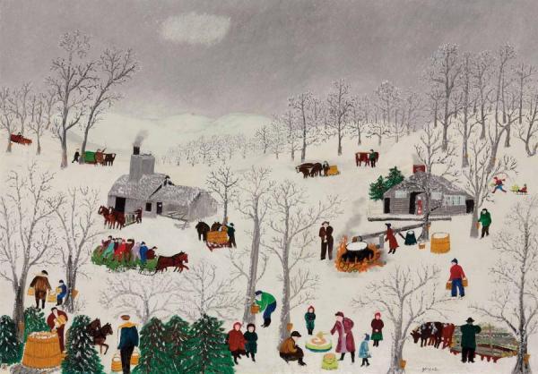 Anna Mary Robertson Moses Sugaring Off
