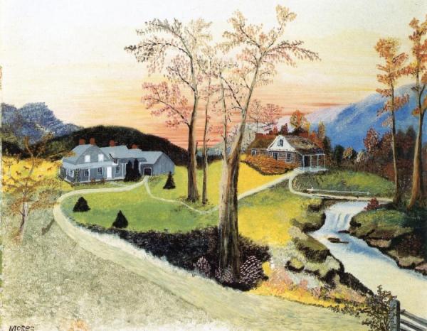 The Home Of John Brown by Anna Mary Robertson Moses