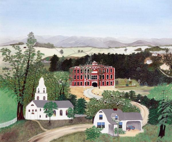 The Hospital by Anna Mary Robertson Moses