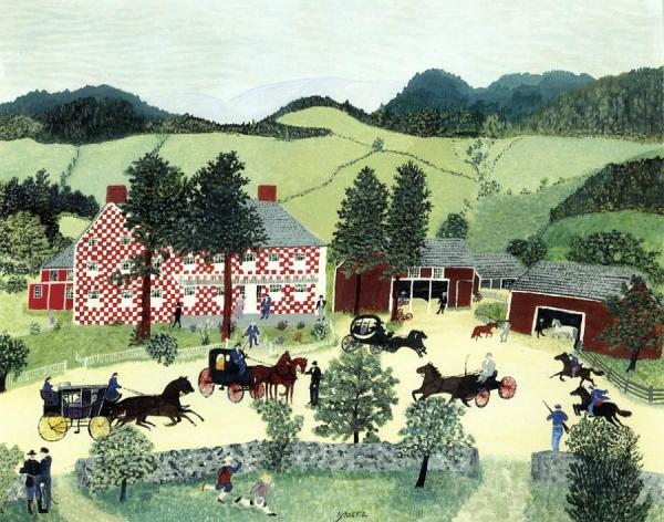 Anna Mary Robertson Moses The Old Checkered House