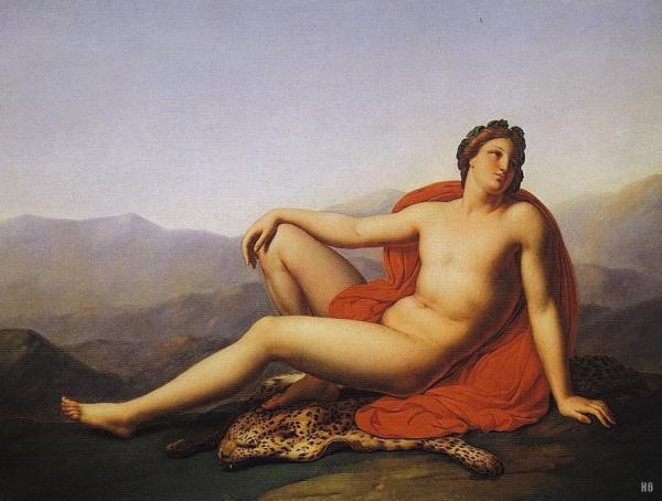 Bacchus by Anne-louis Girodet De Roussy-trioson