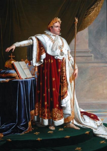 Napoleon I In Coronation Robes by Anne-louis Girodet De Roussy-trioson
