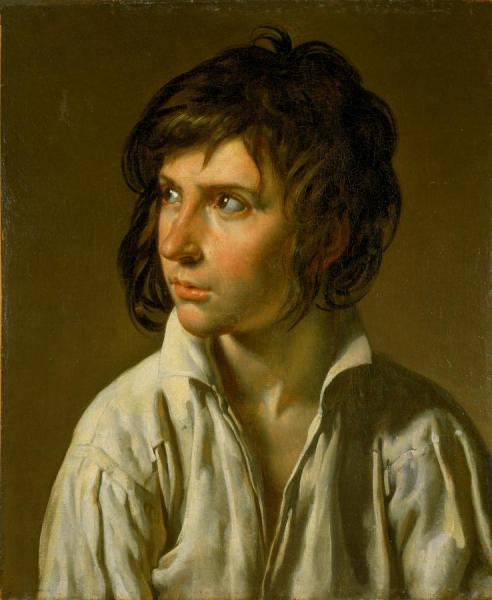 Portrait Of A Youth by Anne-louis Girodet De Roussy-trioson