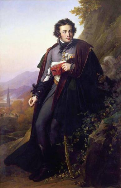 Anne-louis Girodet De Roussy-trioson Posthumus Portrait Of Charles-melchior-artus, Marquis Of Bonchamps (1760-1793)