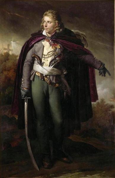 Posthumus Portrait Of Jacques Cathelineau by Anne-louis Girodet De Roussy-trioson