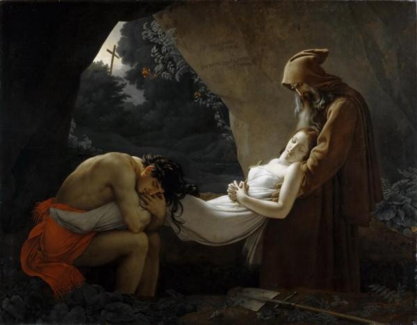 The Entombment Of Atala by Anne-louis Girodet De Roussy-trioson