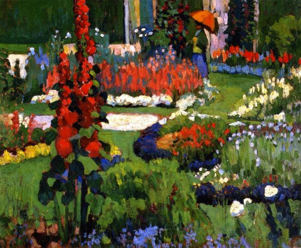 An Old-fashioned Garden by Anne Millay Bremer