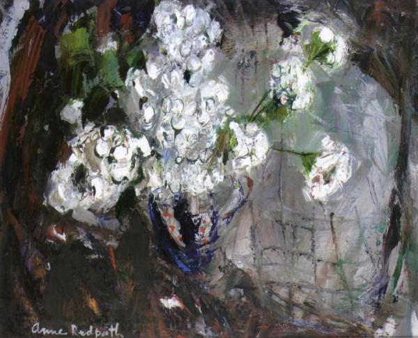 White Geraniums by Anne Redpath Oil Painting Reproductions